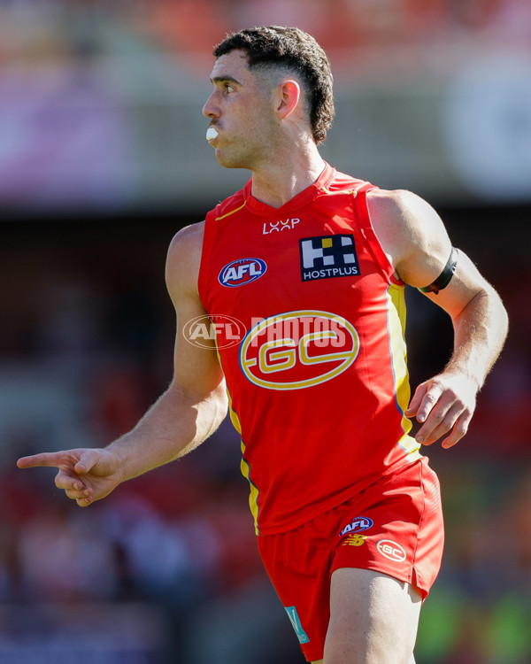 AFL 2024 Round 23 - Gold Coast v Melbourne - A-53070126