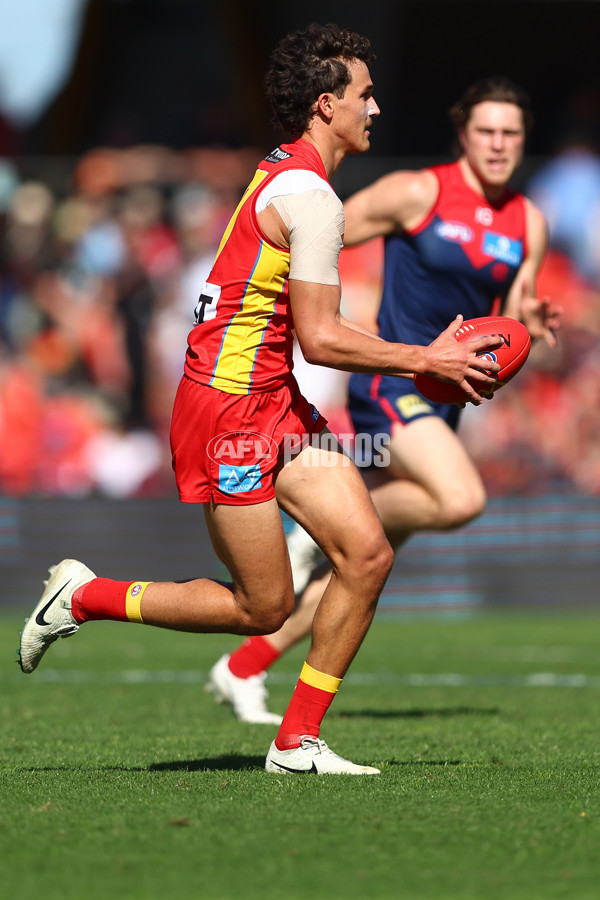 AFL 2024 Round 23 - Gold Coast v Melbourne - A-53072507