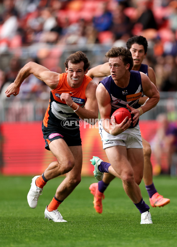 AFL 2024 Round 23 - GWS v Fremantle - A-53072514