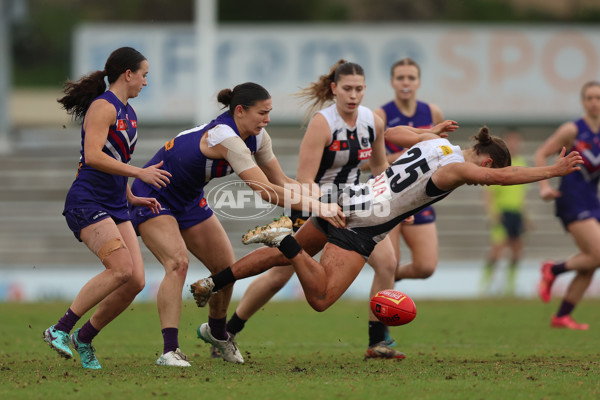 AFLW 2024 Practice Match - Fremantle v Collingwood - A-53072567