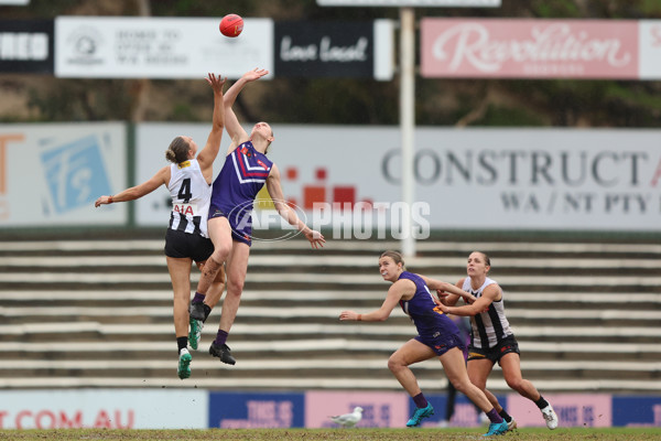 AFLW 2024 Practice Match - Fremantle v Collingwood - A-53072706