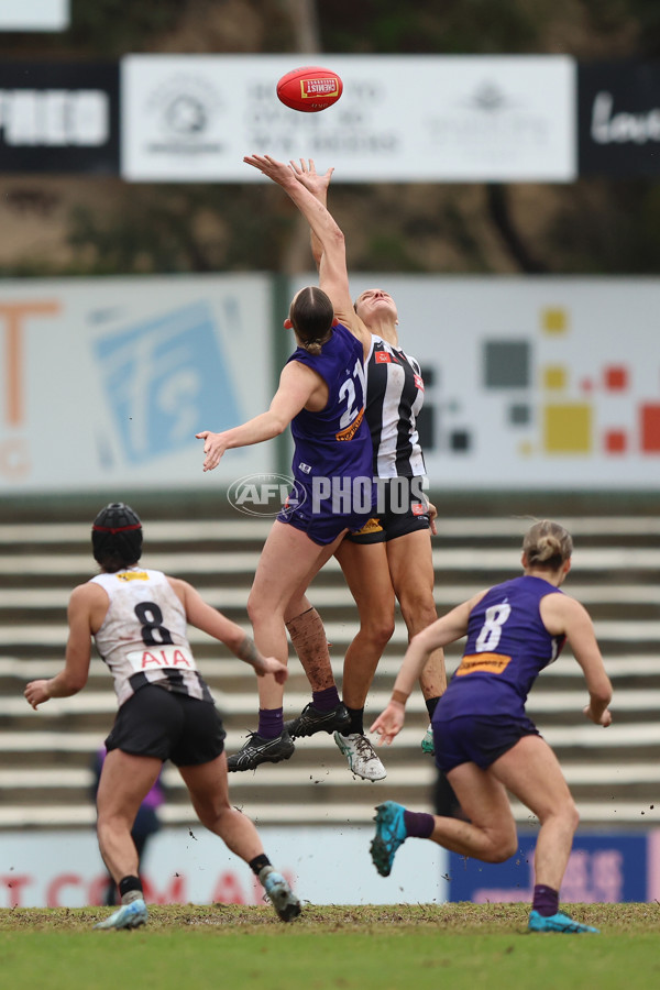 AFLW 2024 Practice Match - Fremantle v Collingwood - A-53072714