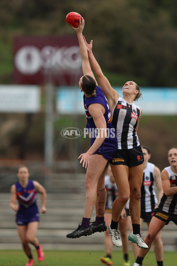 AFLW 2024 Practice Match - Fremantle v Collingwood - A-53072716