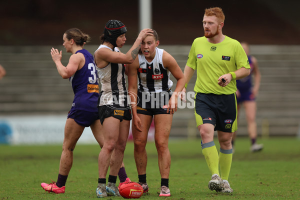 AFLW 2024 Practice Match - Fremantle v Collingwood - A-53075068