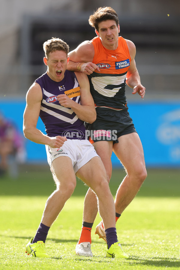 AFL 2024 Round 23 - GWS v Fremantle - A-53075707