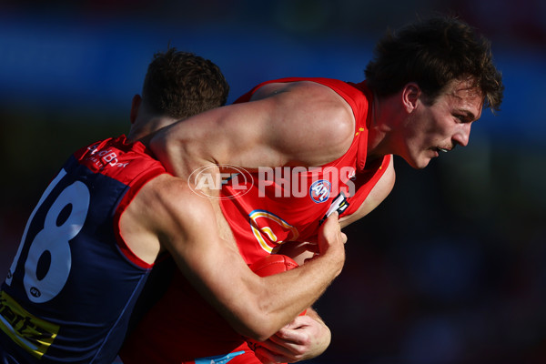 AFL 2024 Round 23 - Gold Coast v Melbourne - A-53075742