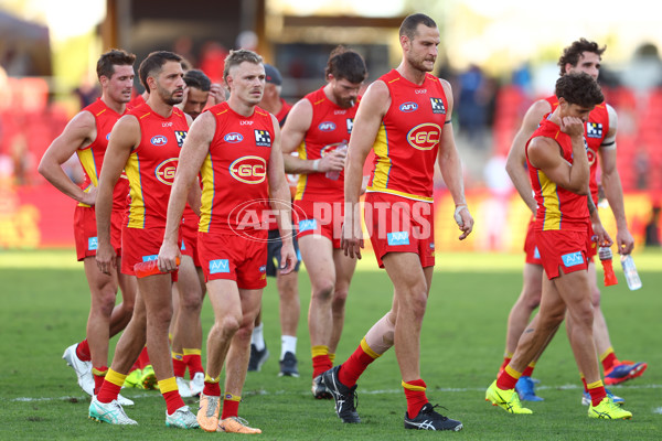 AFL 2024 Round 23 - Gold Coast v Melbourne - A-53078265