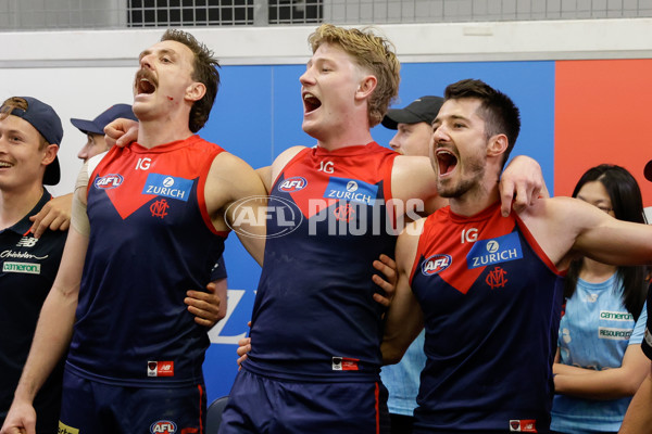 AFL 2024 Round 23 - Gold Coast v Melbourne - A-53078284