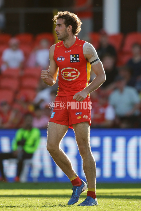 AFL 2024 Round 23 - Gold Coast v Melbourne - A-53078292