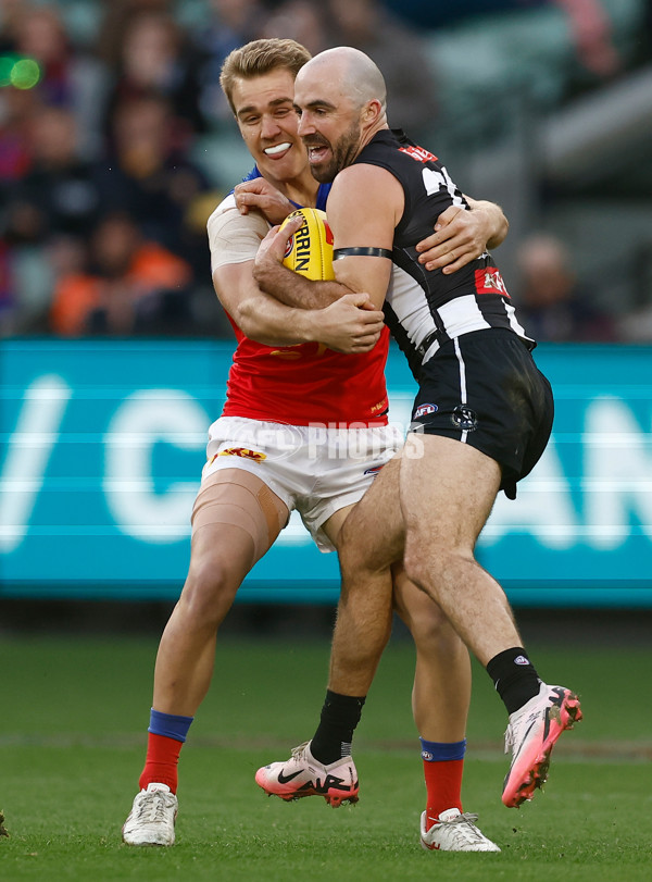 AFL 2024 Round 23 - Collingwood v Brisbane - A-53078723