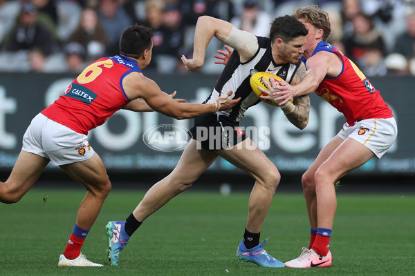AFL 2024 Round 23 - Collingwood v Brisbane - A-53080774