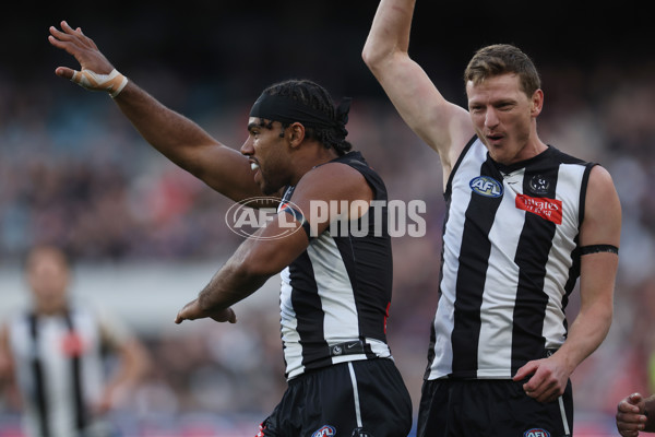 AFL 2024 Round 23 - Collingwood v Brisbane - A-53081161