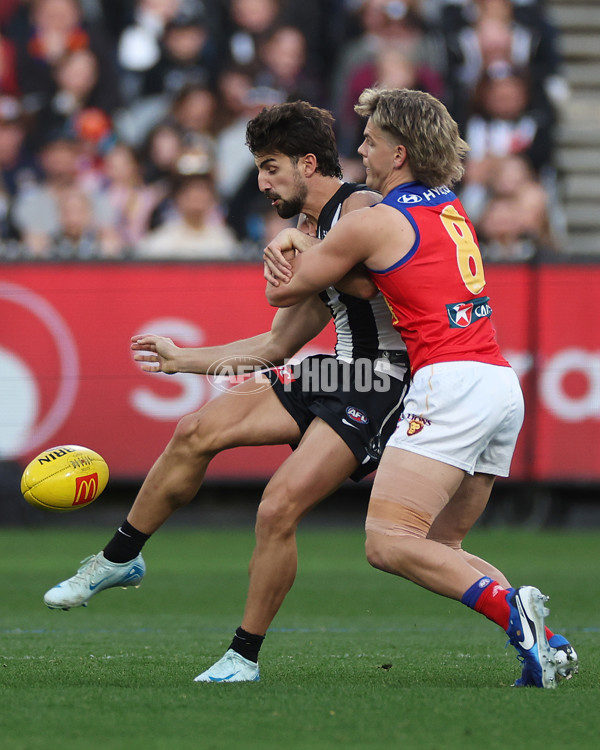 AFL 2024 Round 23 - Collingwood v Brisbane - A-53081197