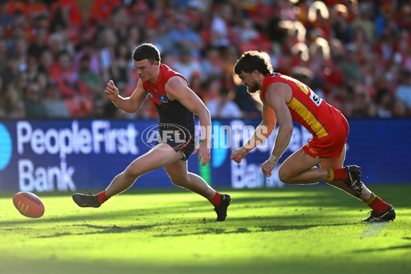 AFL 2024 Round 23 - Gold Coast v Melbourne - A-53083384