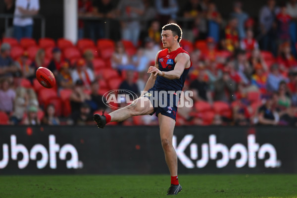 AFL 2024 Round 23 - Gold Coast v Melbourne - A-53083886