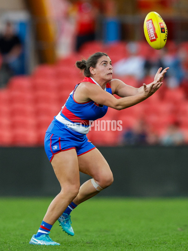 AFLW 2024 Practice Match - Gold Coast v Western Bulldogs - A-53083941