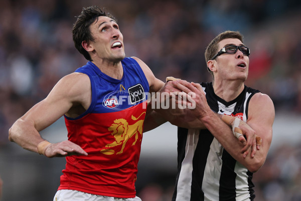 AFL 2024 Round 23 - Collingwood v Brisbane - A-53083960