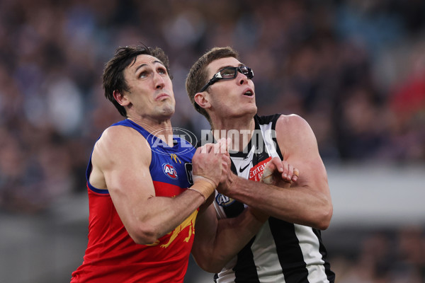 AFL 2024 Round 23 - Collingwood v Brisbane - A-53083961