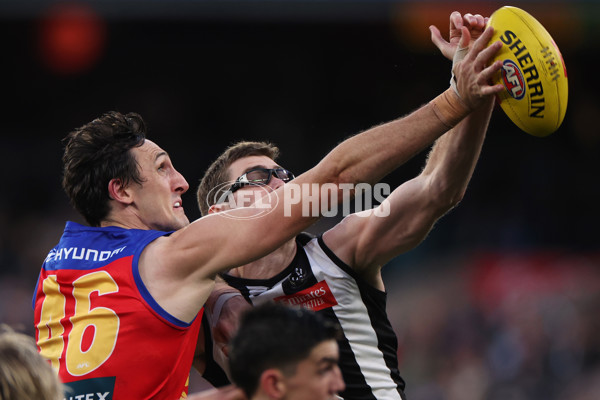 AFL 2024 Round 23 - Collingwood v Brisbane - A-53083963