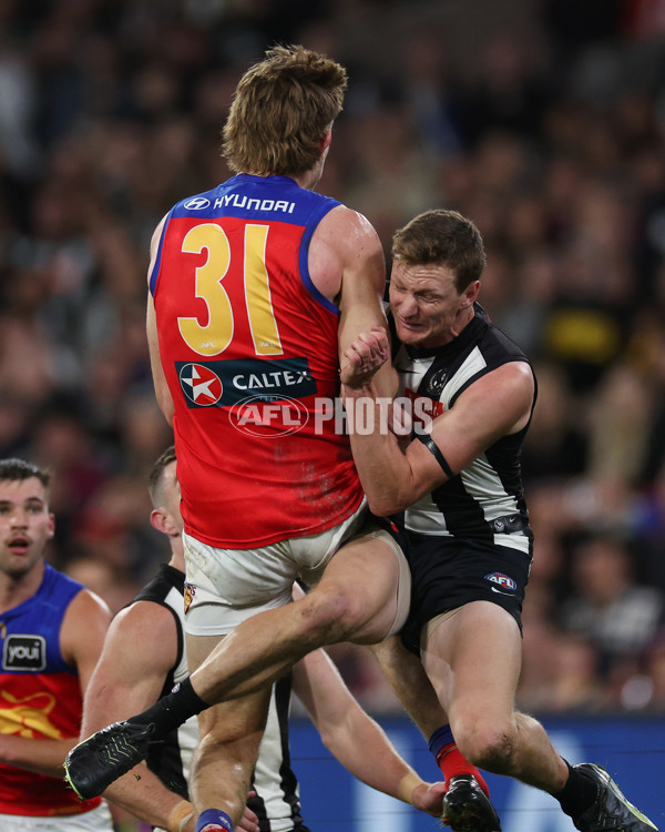 AFL 2024 Round 23 - Collingwood v Brisbane - A-53088343