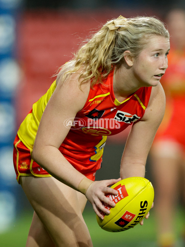 AFLW 2024 Practice Match - Gold Coast v Western Bulldogs - A-53088411