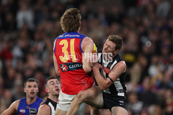 AFL 2024 Round 23 - Collingwood v Brisbane - A-53088448