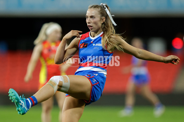 AFLW 2024 Practice Match - Gold Coast v Western Bulldogs - A-53088505