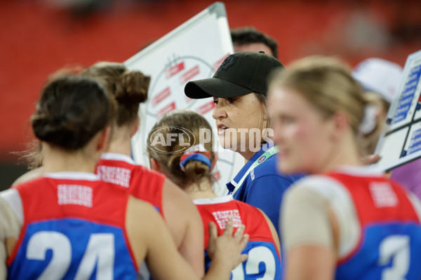 AFLW 2024 Practice Match - Gold Coast v Western Bulldogs - A-53088506