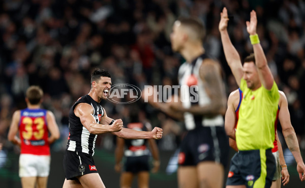 AFL 2024 Round 23 - Collingwood v Brisbane - A-53091084