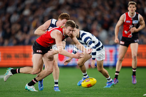 AFL 2024 Round 23 - St Kilda v Geelong - A-53096466