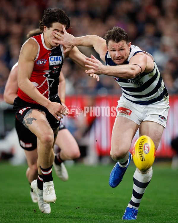 AFL 2024 Round 23 - St Kilda v Geelong - A-53098366