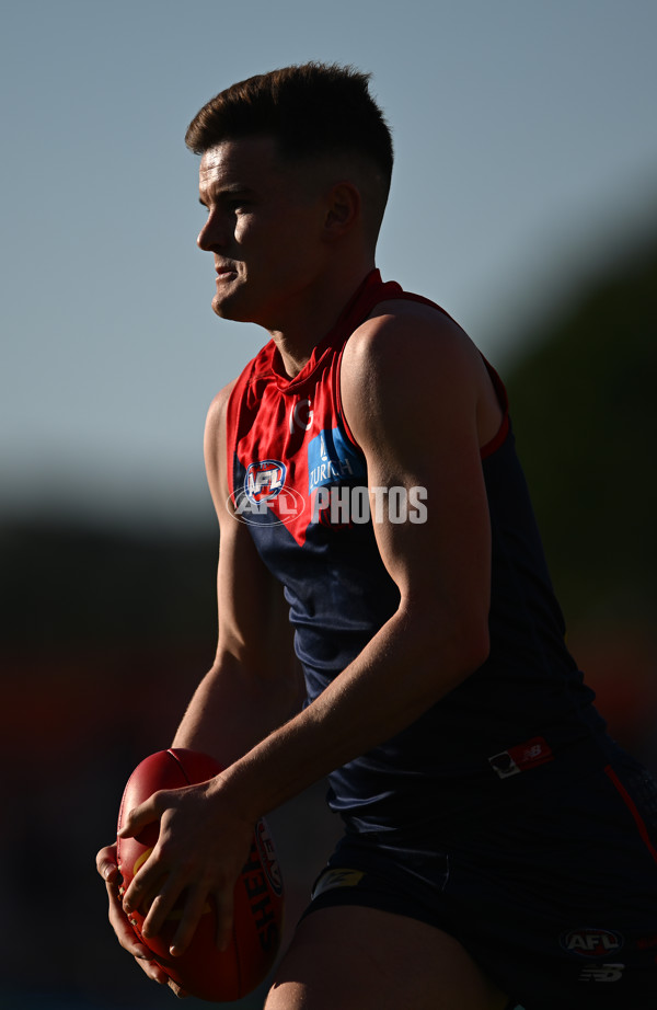 AFL 2024 Round 23 - Gold Coast v Melbourne - A-53101913