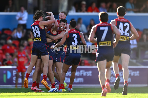 AFL 2024 Round 23 - Gold Coast v Melbourne - A-53103598