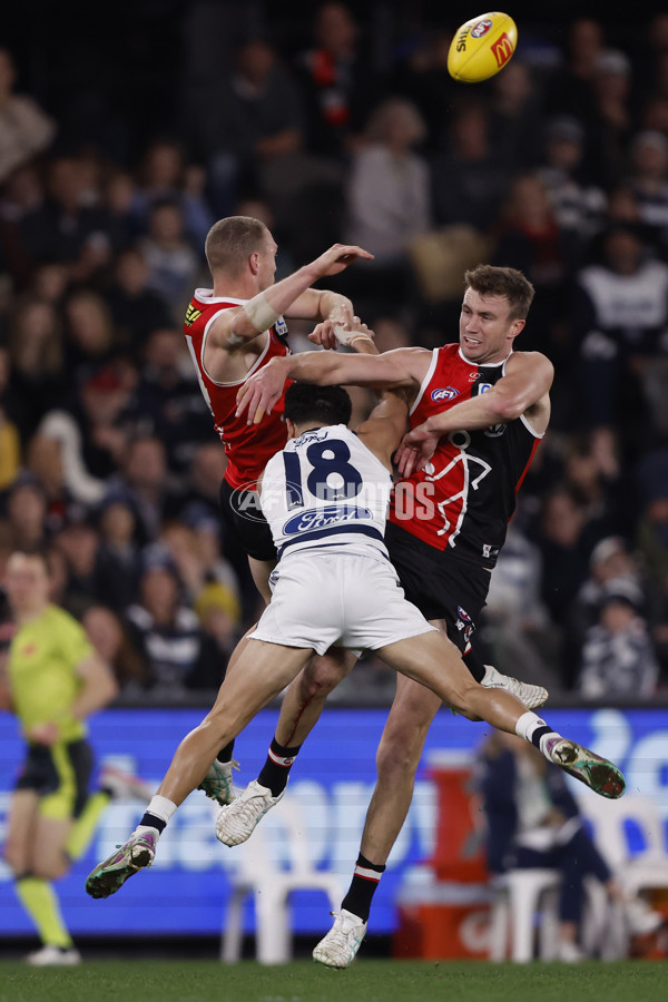 AFL 2024 Round 23 - St Kilda v Geelong - A-53104775