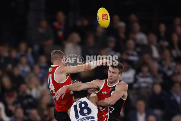 AFL 2024 Round 23 - St Kilda v Geelong - A-53104776