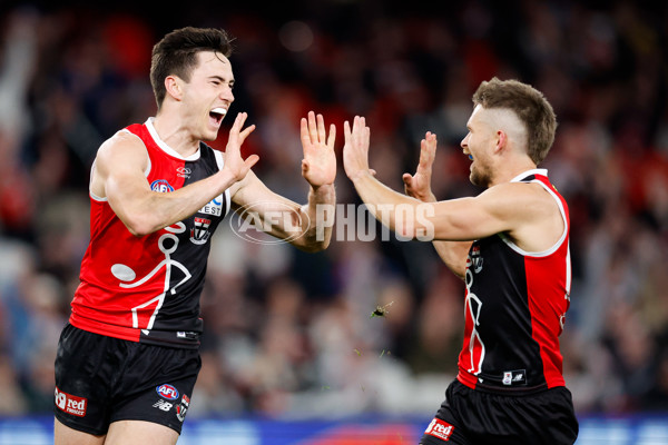 AFL 2024 Round 23 - St Kilda v Geelong - A-53106248