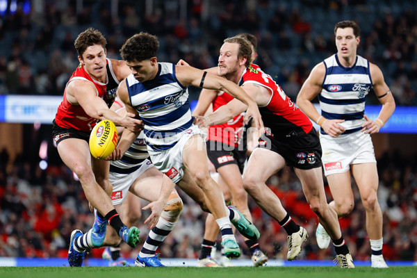 AFL 2024 Round 23 - St Kilda v Geelong - A-53109853