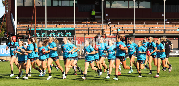 AFLW 2024 Practice Match - Port Adelaide v Melbourne - A-53111302