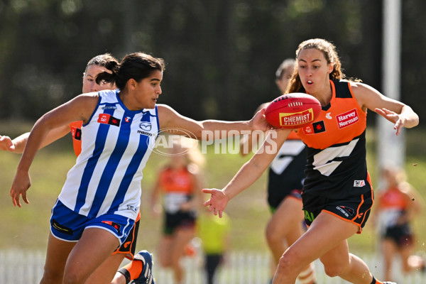 AFLW 2024 Practice Match - GWS v North Melbourne - A-53111330