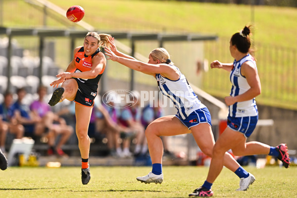 AFLW 2024 Practice Match - GWS v North Melbourne - A-53111335