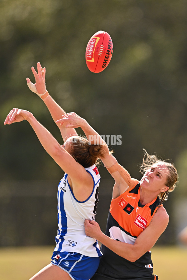 AFLW 2024 Practice Match - GWS v North Melbourne - A-53111337