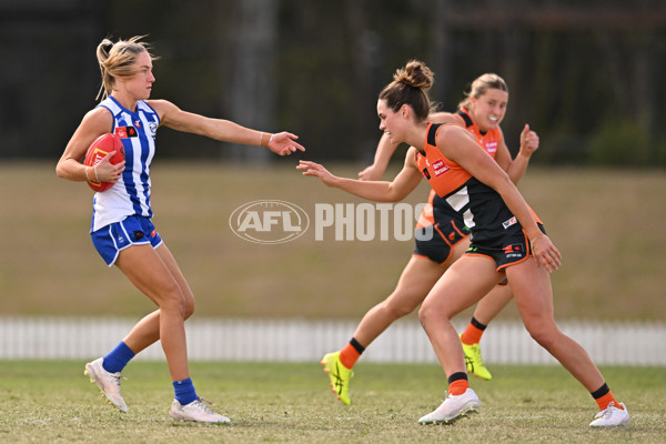 AFLW 2024 Practice Match - GWS v North Melbourne - A-53112282