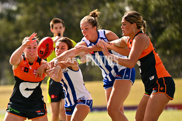 AFLW 2024 Practice Match - GWS v North Melbourne - A-53112294