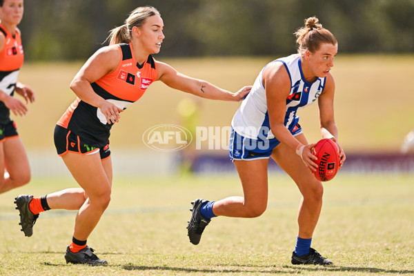 AFLW 2024 Practice Match - GWS v North Melbourne - A-53112296