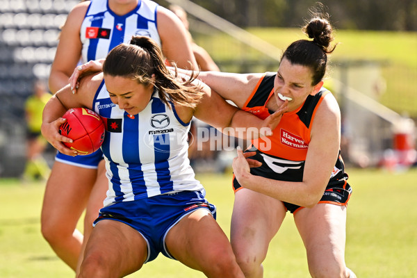 AFLW 2024 Practice Match - GWS v North Melbourne - A-53112312