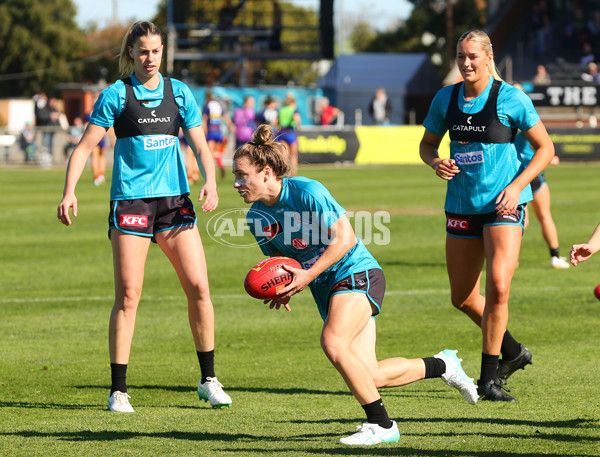 AFLW 2024 Practice Match - Port Adelaide v Melbourne - A-53112346