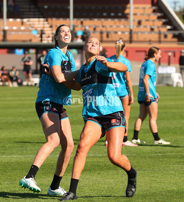 AFLW 2024 Practice Match - Port Adelaide v Melbourne - A-53112347