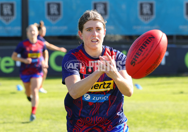 AFLW 2024 Practice Match - Port Adelaide v Melbourne - A-53112349