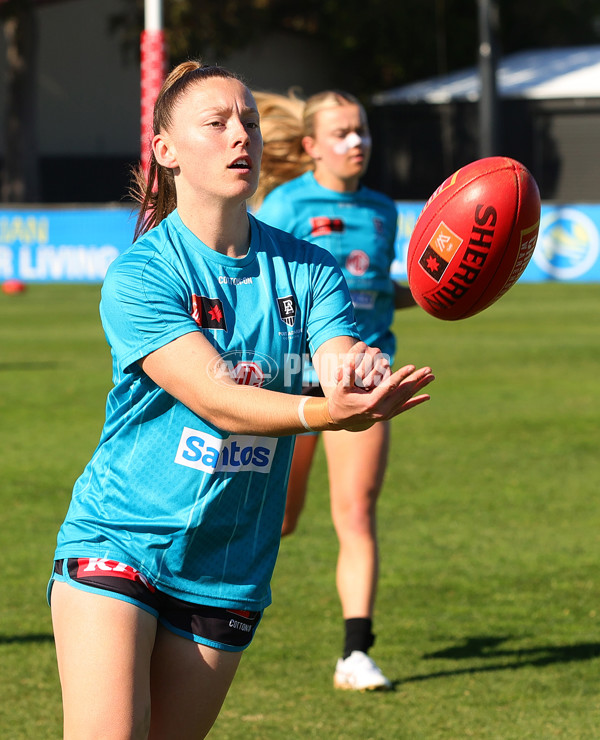 AFLW 2024 Practice Match - Port Adelaide v Melbourne - A-53112351