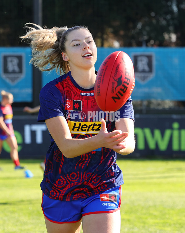 AFLW 2024 Practice Match - Port Adelaide v Melbourne - A-53112352